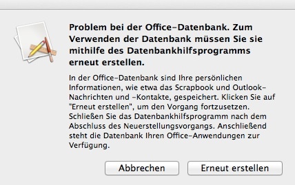 Mac Outlook - Profil neu erstellen funktioniert nicht
