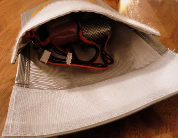 Ein Lipo Bag ist aktiver Brandschutz