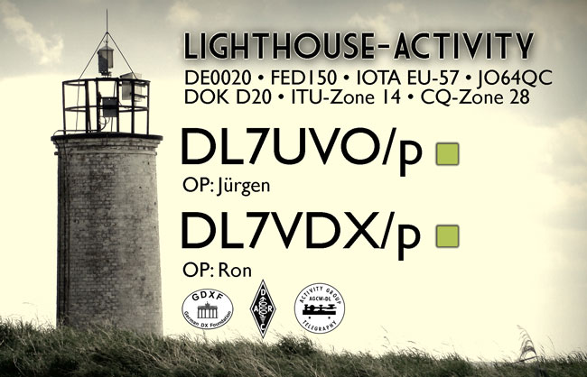 qsl-karte-dl7vdx-dl7uvo-lighthouse