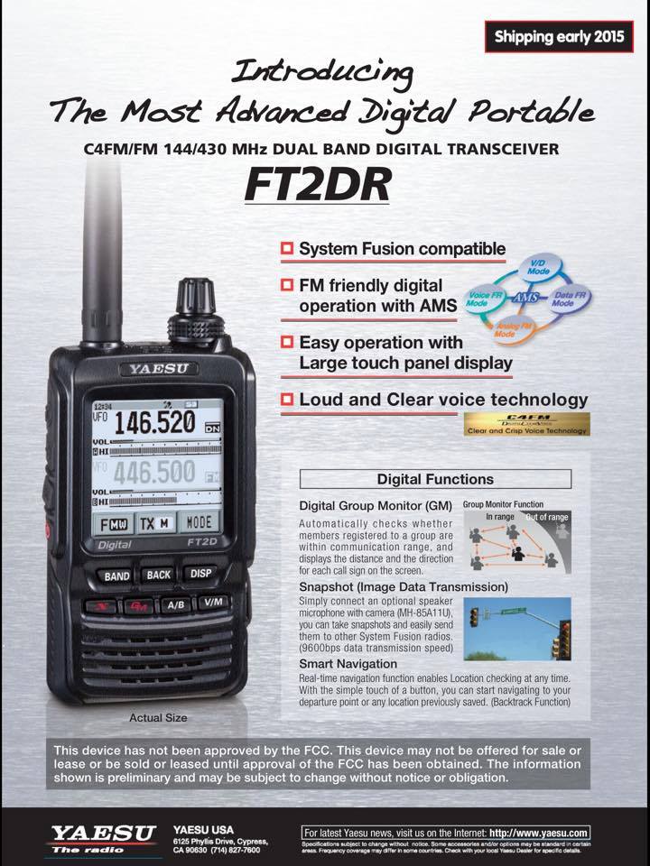 FT2DR - Yaesu Handfunkgerät